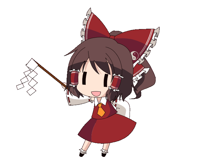 little shrine maiden dancing